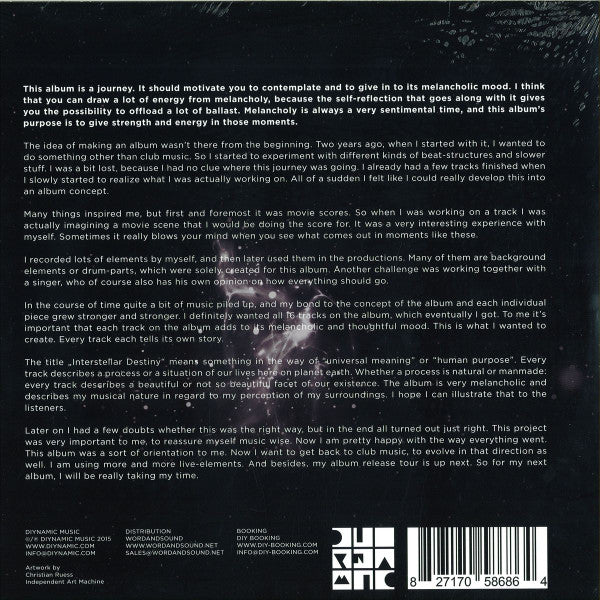 Thyladomid - Interstellar Destiny | Mint (M) Mint (M)-Classic Vinyl Record