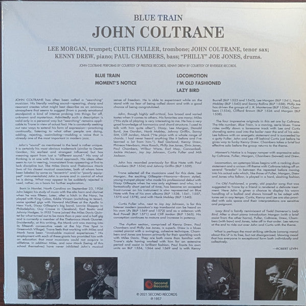 John Coltrane - Blue Train (BLUE VINYL) | Mint (M) Mint (M)-Classic Vinyl Record
