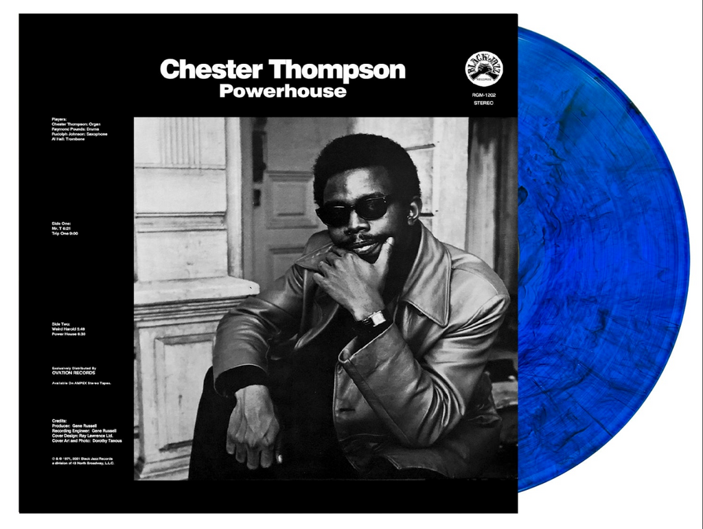 Chester Thompson - Powerhouse (Blue With Black Swirl VINYL) | Mint (M) Mint (M)-Classic Vinyl Record