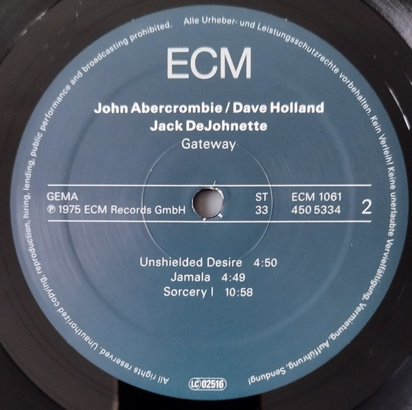 John Abercrombie, Dave Holland, Jack DeJohnette - Gateway (VINYL BOX) |-Classic Vinyl Record