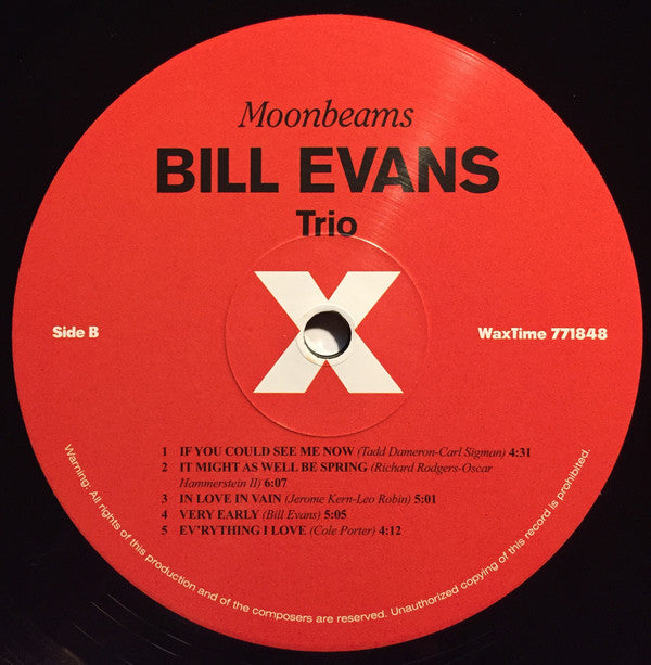 The Bill Evans Trio - Moon Beams | Mint (M) Mint (M)-Classic Vinyl Record