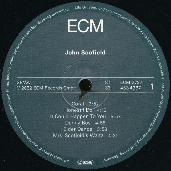 John Scofield - John Scofield | Mint (M) Mint (M)-Classic Vinyl Record