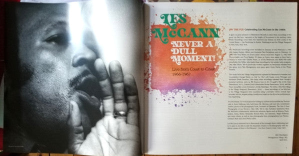 Les McCann - Never A Dull Moment! (Live From Coast To Coast 1966-1967) (3xVINYL RSD) |-Classic Vinyl Record