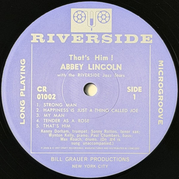 Abbey Lincoln - That's Him (RSD 2026 VINYL) | Mint (M) Mint (M)-Classic Vinyl Record