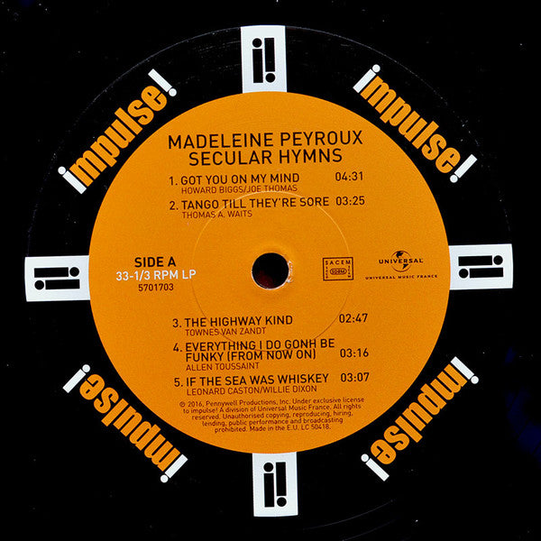 Madeleine Peyroux - Secular Hymns (VINYL) | Mint (M) Mint (M)-Classic Vinyl Record