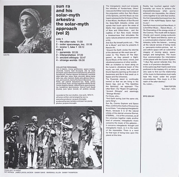 The Sun Ra Arkestra - The Solar-myth Approach (Vol 2)(VINYL) | Mint (M) Mint (M)-Classic Vinyl Record
