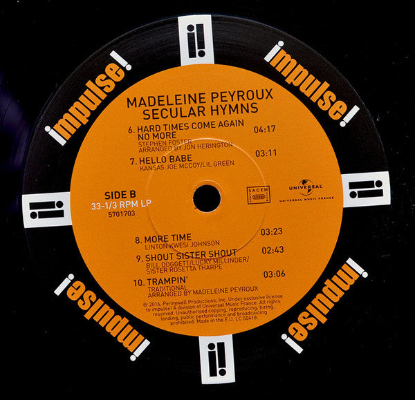 Madeleine Peyroux - Secular Hymns (VINYL) | Mint (M) Mint (M)-Classic Vinyl Record