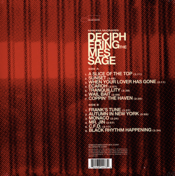 Makaya Mccraven - Deciphering The Message (VINYL) | Mint (M) Mint (M)-Classic Vinyl Record