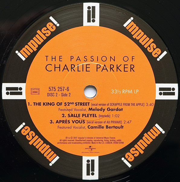 Various - The Passion Of Charlie Parker (2xVINYL) | Mint (M) Mint (M)-Classic Vinyl Record