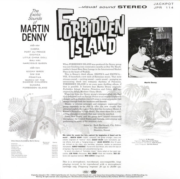 Forbidden Island (DARK LAVA VINYL) | Mint (M) Mint (M)-Classic Vinyl Record