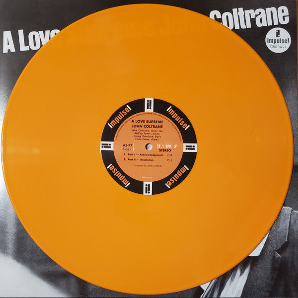 A Love Supreme (ORANGE VINYL) | Mint (M) Mint (M)-Classic Vinyl Record