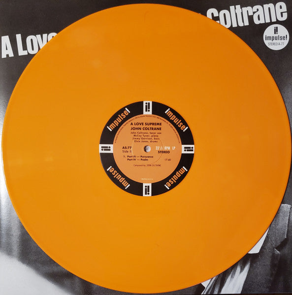 A Love Supreme (ORANGE VINYL) | Mint (M) Mint (M)-Classic Vinyl Record