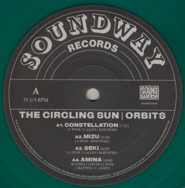 The Circling Sun - Orbits (GREEN VINYL) | Mint (M) Mint (M)-Classic Vinyl Record