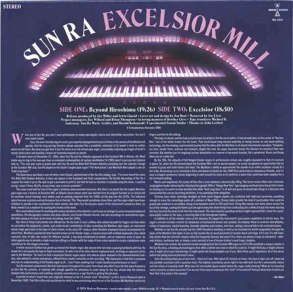 Excelsior Mill | Mint (M) Mint (M)-Classic Vinyl Record