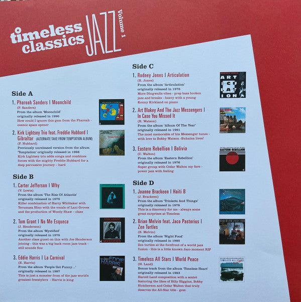 Timeless Jazz Classics Volume 1 | Mint (M) Mint (M)-Classic Vinyl Record