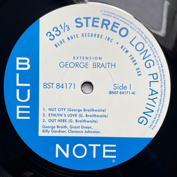 George Braith - Extension | Mint (M) Mint (M)-Classic Vinyl Record