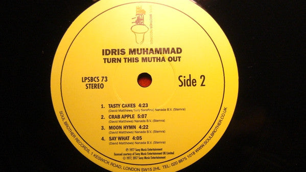 Idris Muhammad - Turn This Mutha Out (VINYL) | Mint (M) Mint (M)-Classic Vinyl Record