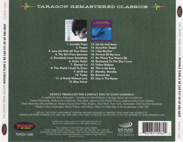Invisible Tears / We Can Fly Up-Up And Away *CD* | Mint (M) Mint (M)-Classic Vinyl Record