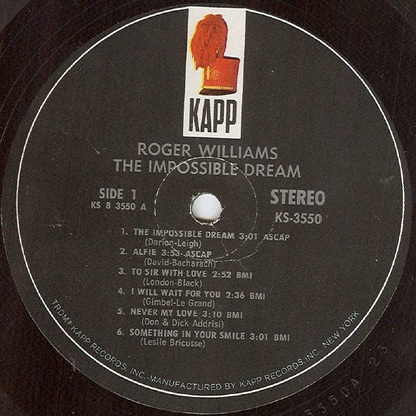 The Impossible Dream | Mint (M) Mint (M)-Classic Vinyl Record