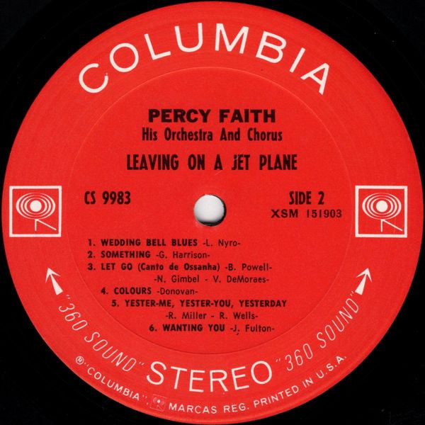 Leaving On A Jet Plane | Mint (M) Mint (M)-Classic Vinyl Record