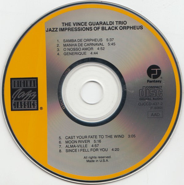 Jazz Impressions Of Black Orpheus (CD) |-Classic Vinyl Record