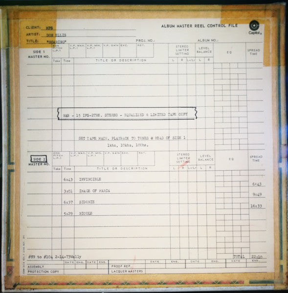 Don Ellis - Soaring (VINYL) | Mint (M) Mint (M)-Classic Vinyl Record