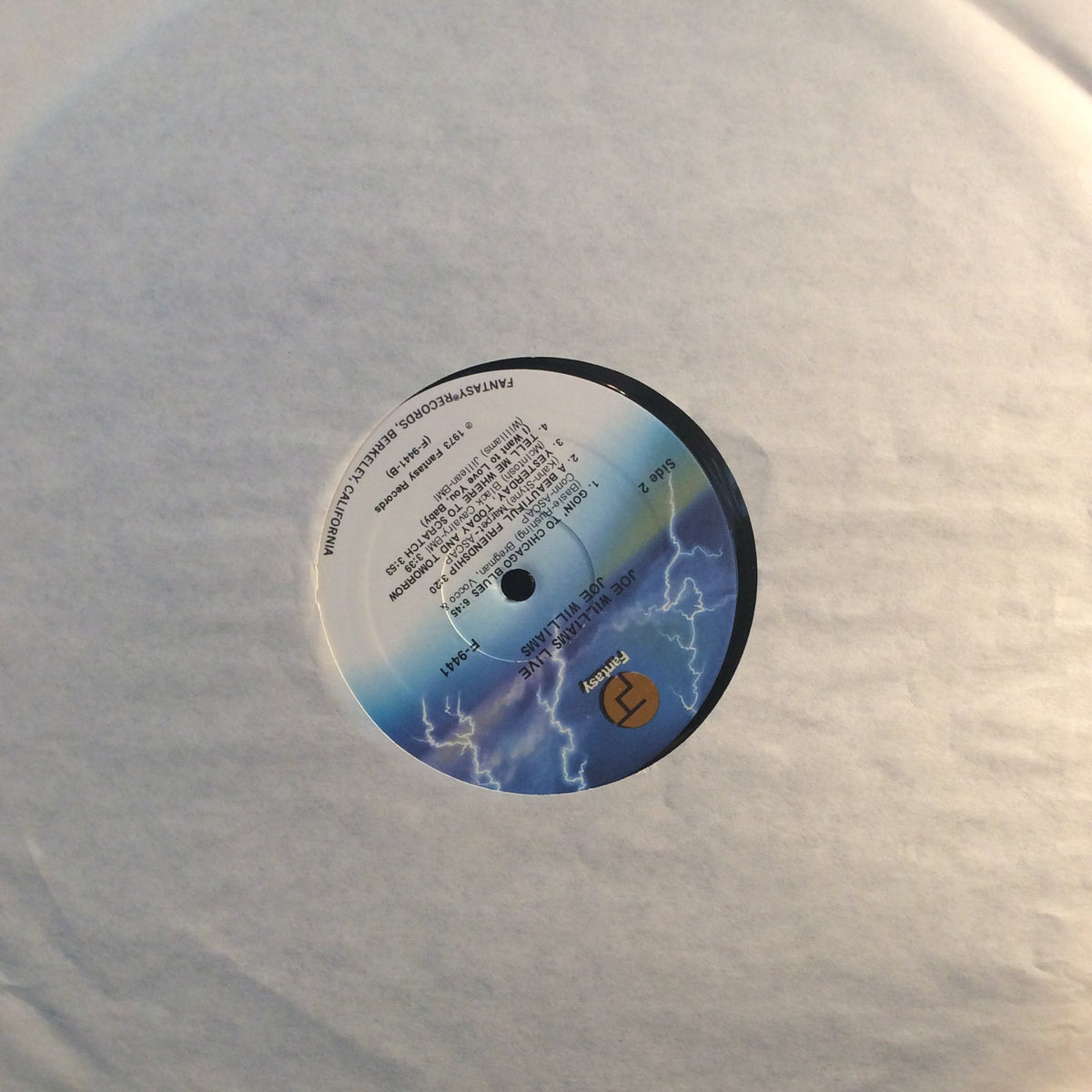 Joe Williams - Joe Williams Live (VINYL) | Excellent+ (EX+) Excellent (EX)-Classic Vinyl Record