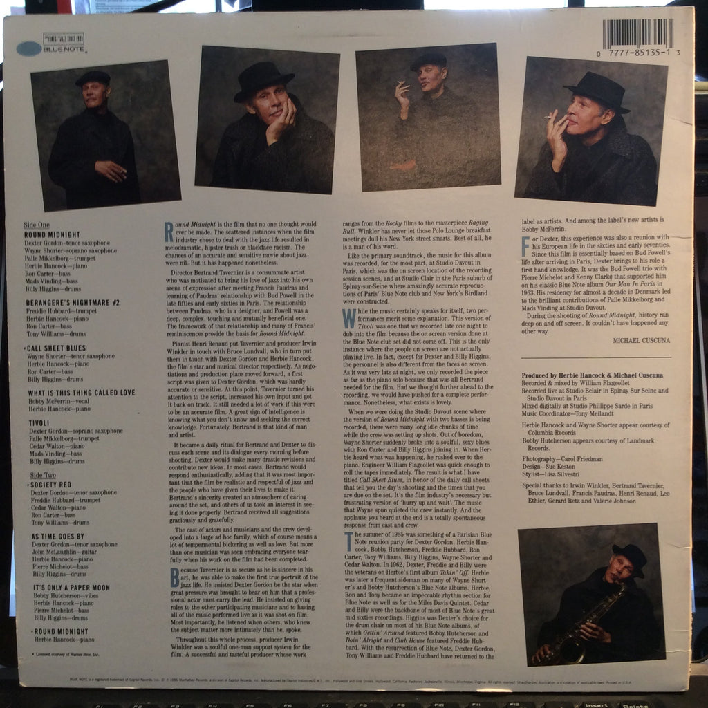 Dexter Gordon - The Other Side Of Round Midnight (VINYL) | Excellent+ (EX+) Excellent (EX)-Classic Vinyl Record