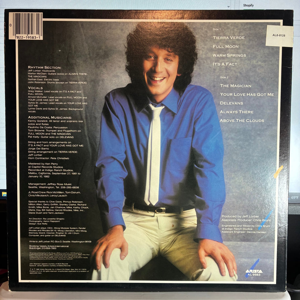 Jeff Lorber - It's A Fact (VINYL) | Excellent (EX) Excellent (EX)-Classic Vinyl Record