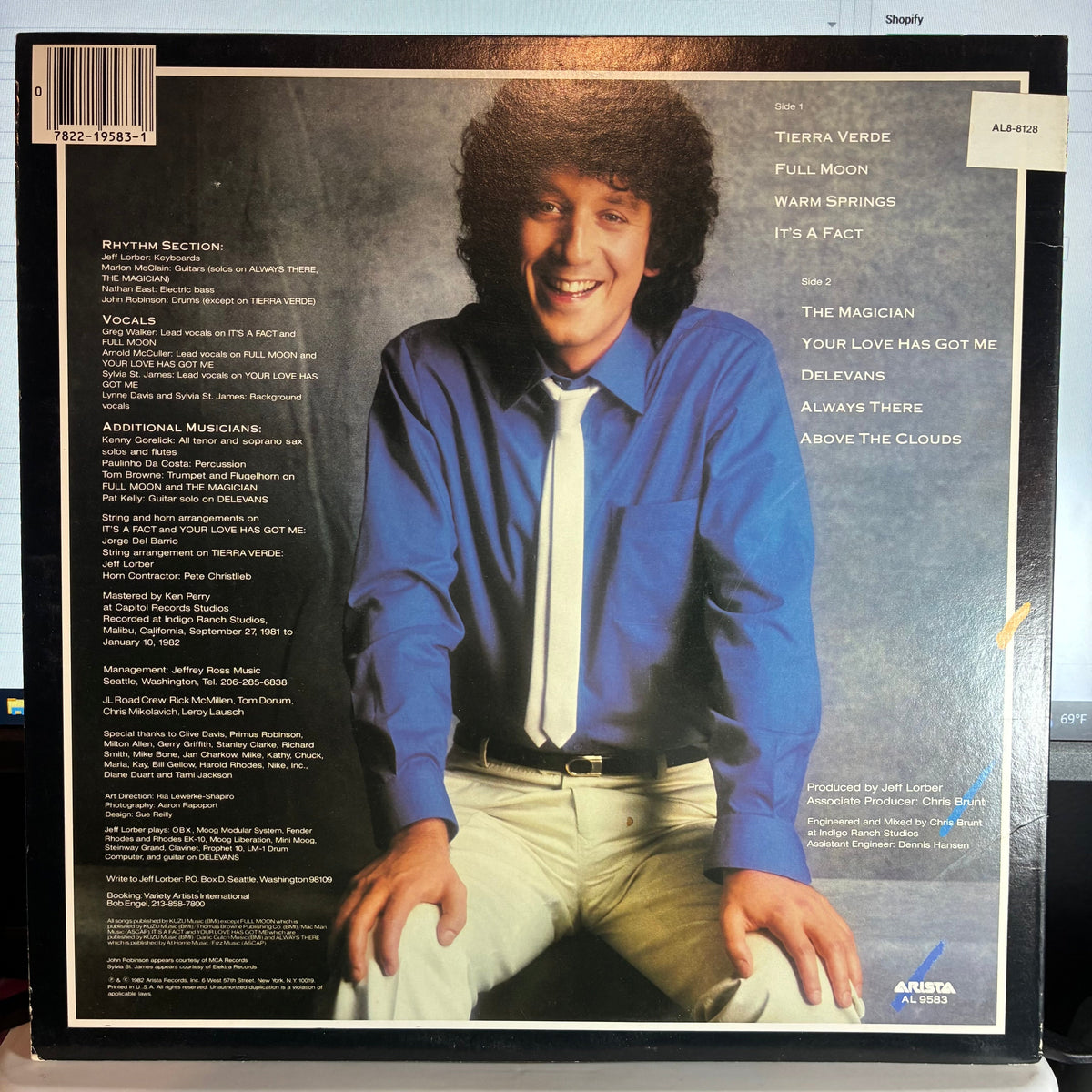 Jeff Lorber - It's A Fact (VINYL) | Excellent (EX) Excellent (EX)-Classic Vinyl Record