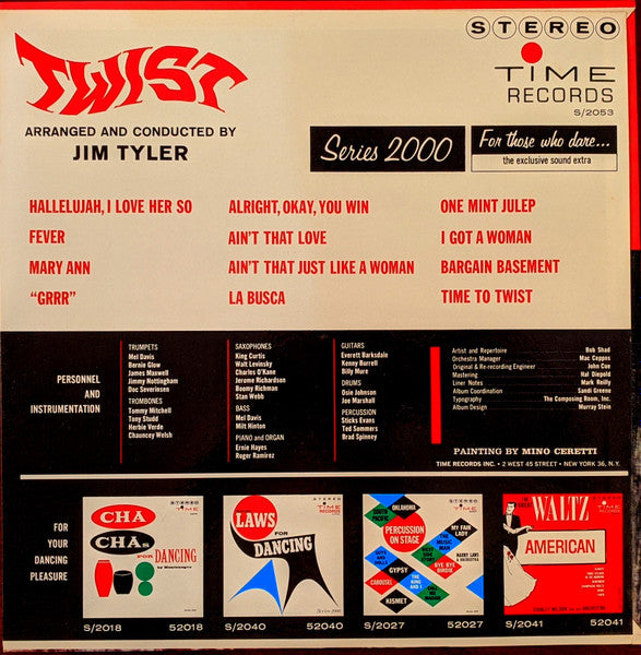 Jim Tyler Orchestra - Twist (VINYL) | Excellent (EX) Near Mint (NM)-Classic Vinyl Record