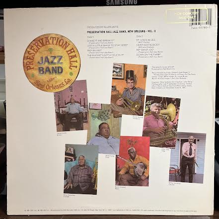 Preservation Hall Jazz Band - New Orleans Vol. II (VINYL) *SIGNED* | Good (G) Excellent (EX)-Classic Vinyl Record
