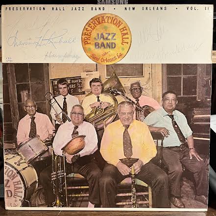 Preservation Hall Jazz Band - New Orleans Vol. II (VINYL) *SIGNED* | Good (G) Excellent (EX)-Classic Vinyl Record