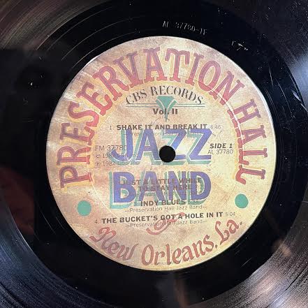 Preservation Hall Jazz Band - New Orleans Vol. II (VINYL) *SIGNED* | Good (G) Excellent (EX)-Classic Vinyl Record