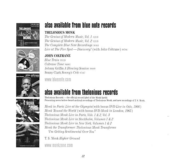 The Thelonious Monk Quartet - At Carnegie Hall (CD) | Near Mint (NM) Near Mint (NM)-Classic Vinyl Record