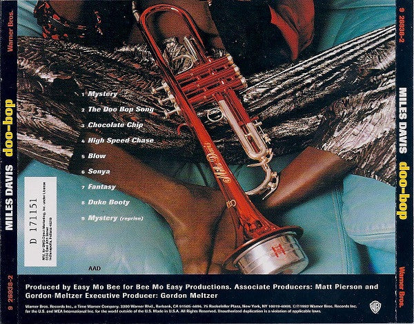 Miles Davis - Doo-Bop (CD) | Near Mint (NM) Near Mint (NM)-Classic Vinyl Record