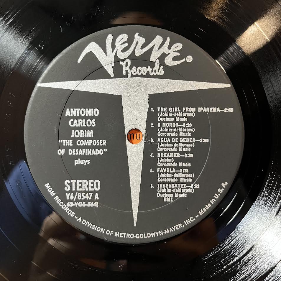 Antonio Carlos Jobim - The Composer Of Desafinado, Plays (VINYL) | Near Mint (NM) Excellent (EX)-Classic Vinyl Record