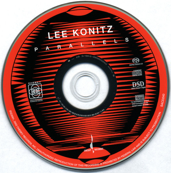 Lee Konitz - Parallels (SACD) | Near Mint (NM) Excellent+ (EX+)-Classic Vinyl Record