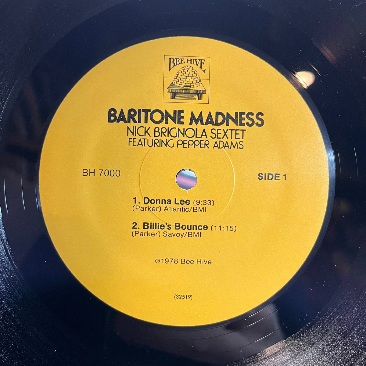 The Nick Brignola Sextet - Baritone Madness (VINYL) | Near Mint (NM) Near Mint- (NM-)-Classic Vinyl Record