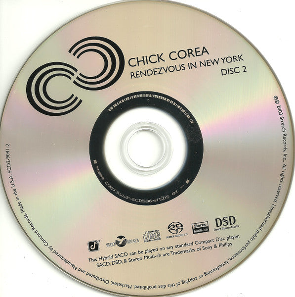 Chick Corea - Rendezvous In New York (SACD) | Near Mint (NM) Very Good Plus (VG+)-Classic Vinyl Record