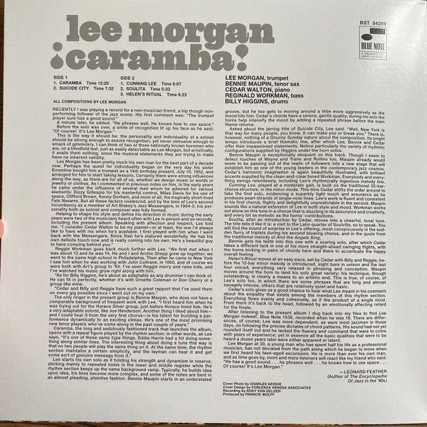Lee Morgan - Caramba (Blue Note Classic Vinyl Series) | Mint (M) Mint (M)-Classic Vinyl Record