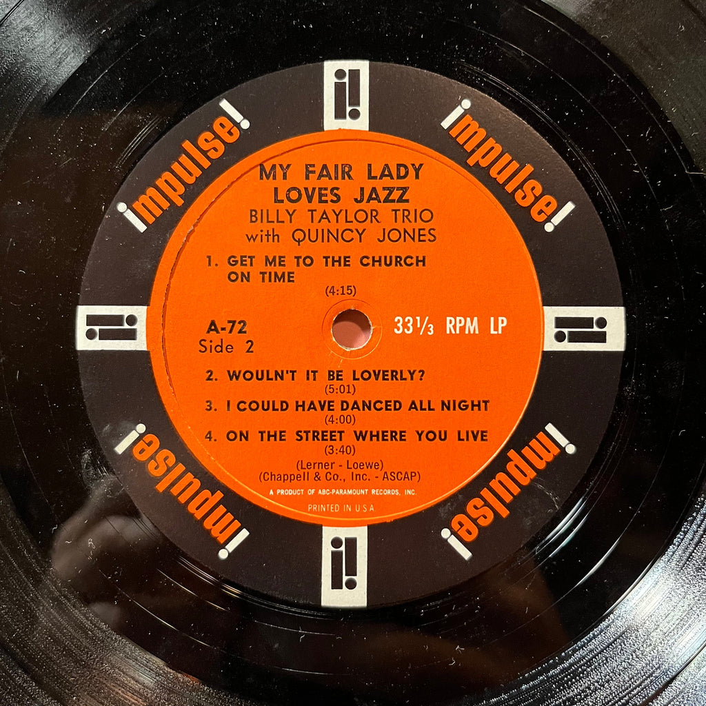 Billy Taylor Trio - My Fair Lady Loves Jazz (VINYL) | Very Good Plus (VG+) Very Good (VG)-Classic Vinyl Record