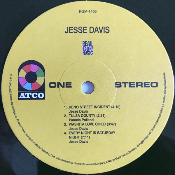 Jesse Davis! | Mint (M) Mint (M)-Classic Vinyl Record