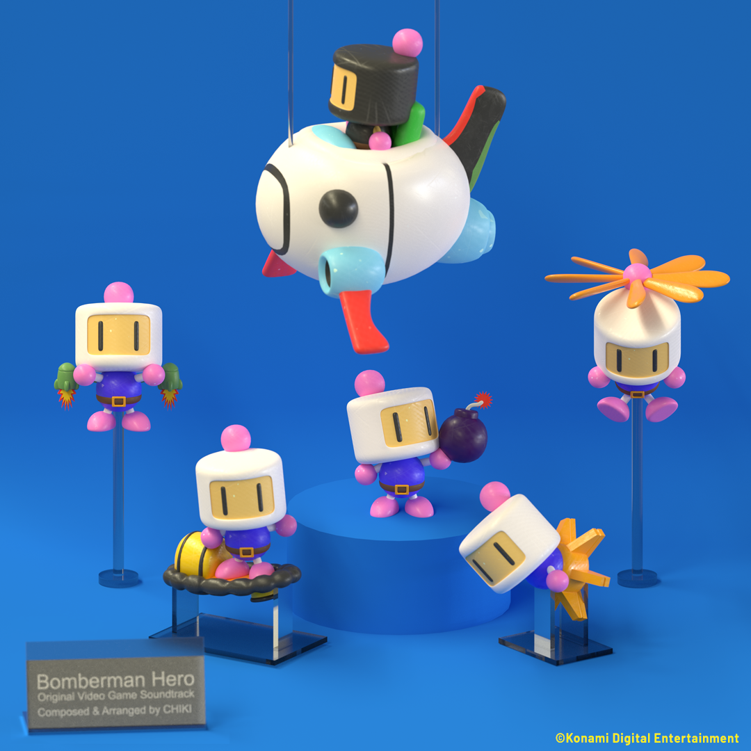 Jun Chikuma - Bomberman Hero |-Classic Vinyl Record