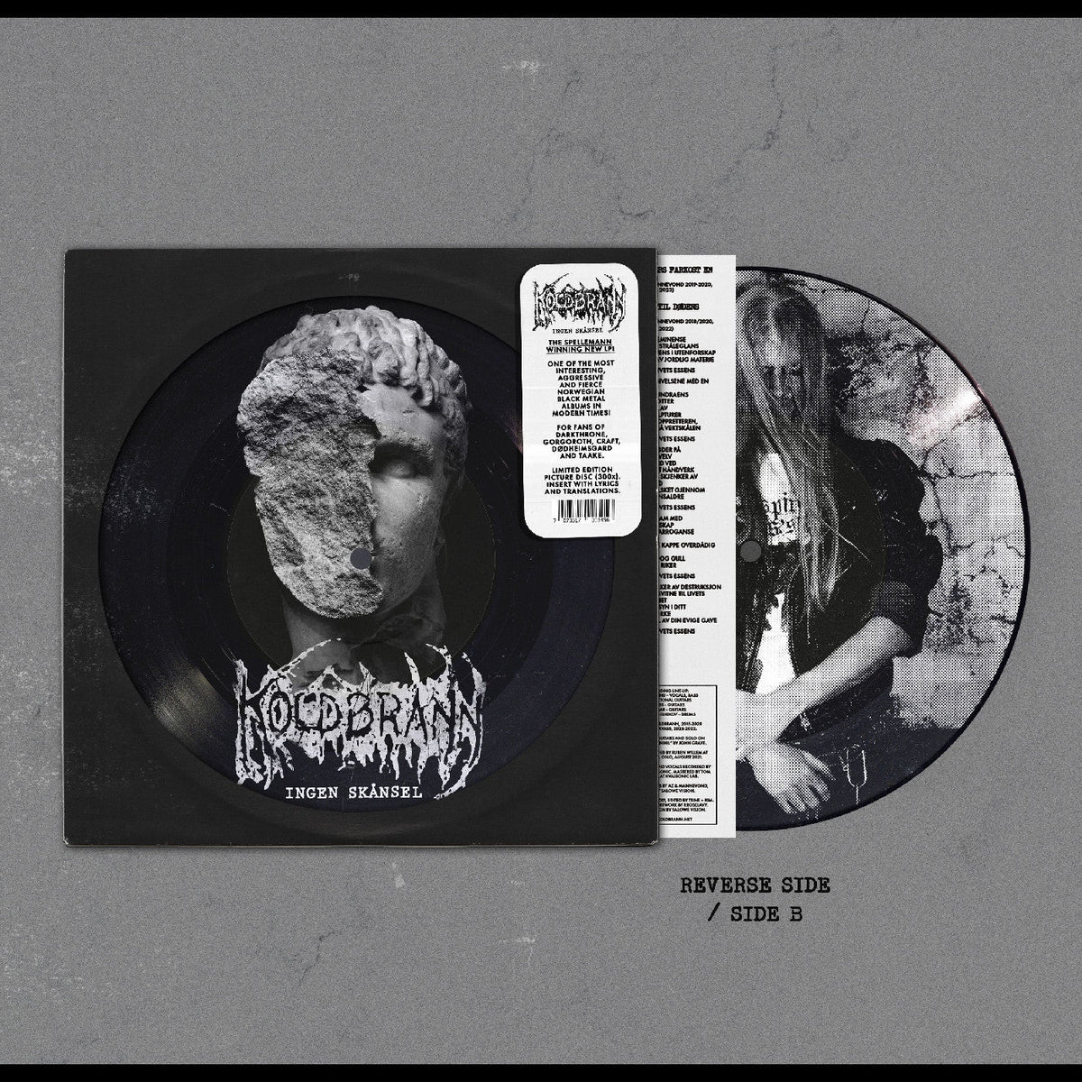 Koldbrann - Ingen Skånsel (VINYL PICTURE DISC) | Mint (M) Mint (M)-Classic Vinyl Record