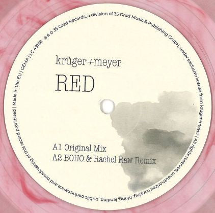 Krüger + Meyer - Red Ep | Mint (M) Mint (M)--Classic Vinyl Record