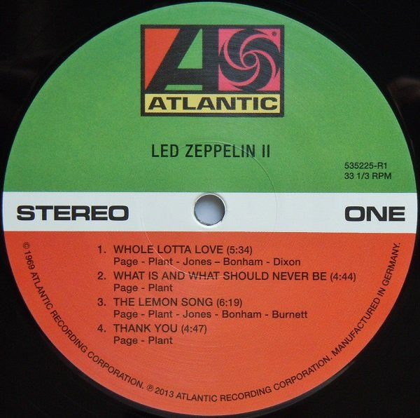 Led Zeppelin - Led Zeppelin II | Mint (M) Mint (M)-Classic Vinyl Record