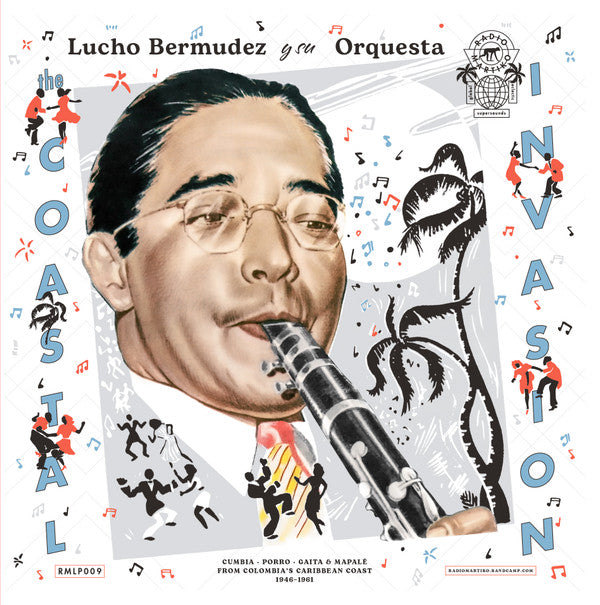 Lucho Bermudez Y Su Orquesta - The Coastal Invasion : Cumbia, Porro, Gaita & Mapalé from Colombia's | Mint (M) Mint (M)--Classic Vinyl Record