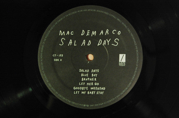 Mac DeMarco - Salad Days | Mint (M) Mint (M)-Classic Vinyl Record
