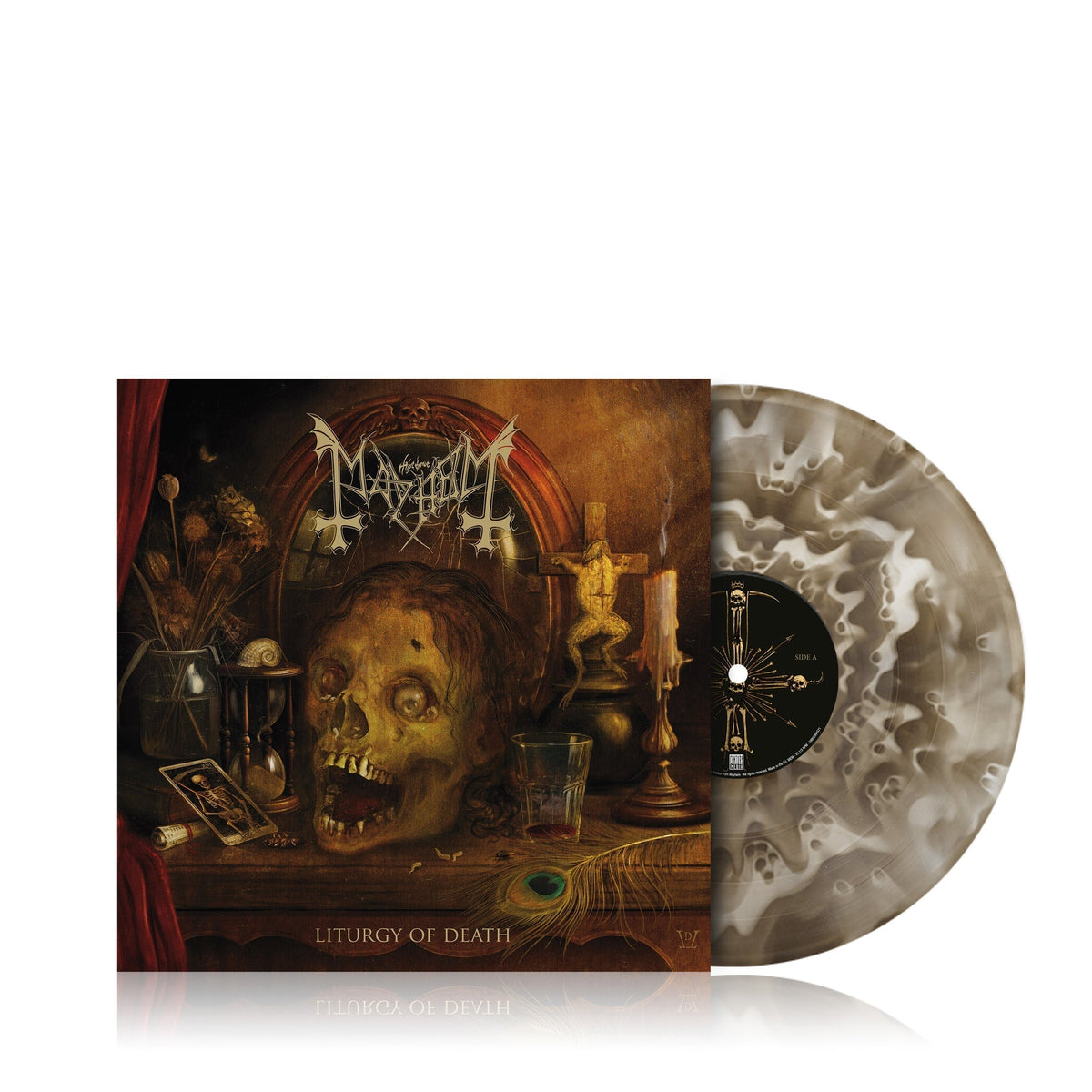 Mayhem - Liturgy Of Death (Indie Exclusive) (Lp-Booklet) [Black Ice Ghost Vinyl] |-Classic Vinyl Record